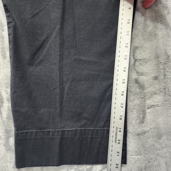 Vintage Style&Co Pants Women 14 Black High Rise Crop Capri Stretch Cotton Casual - Picture 8 of 10